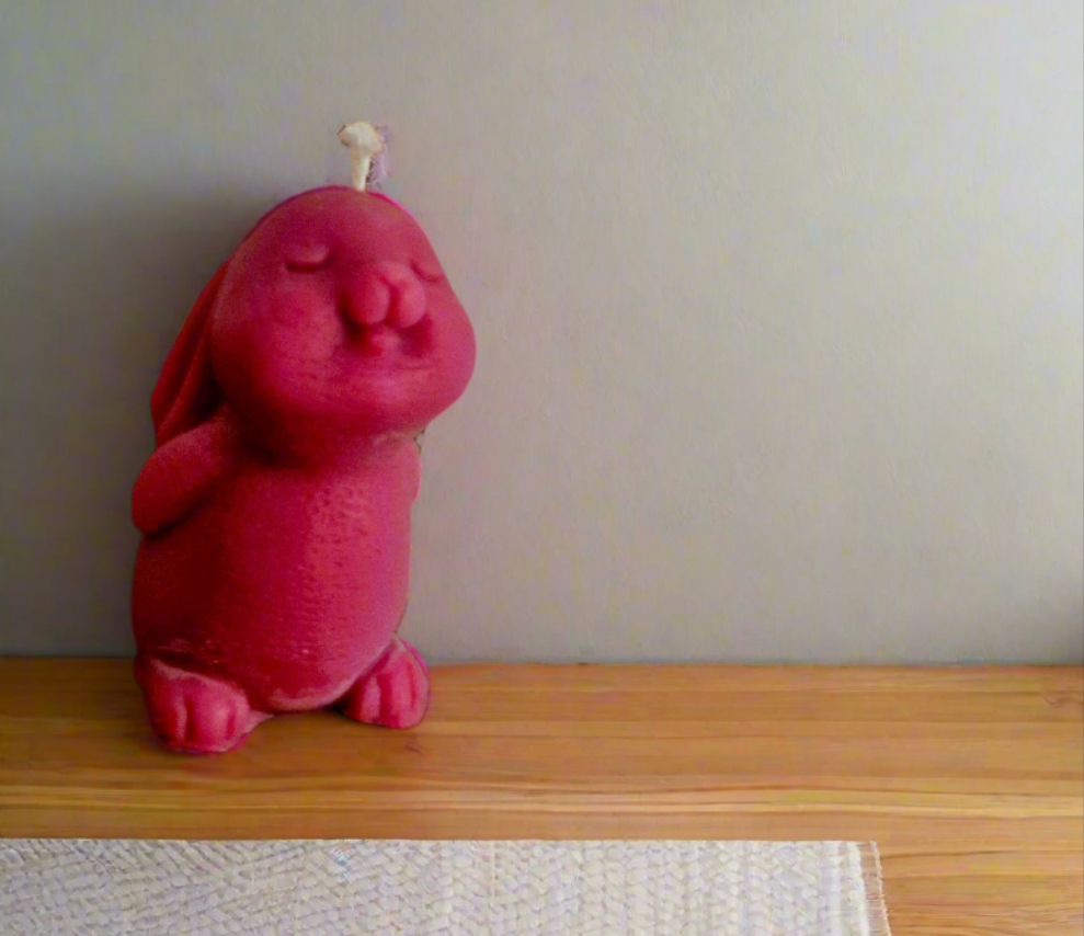 Small Bunny candle