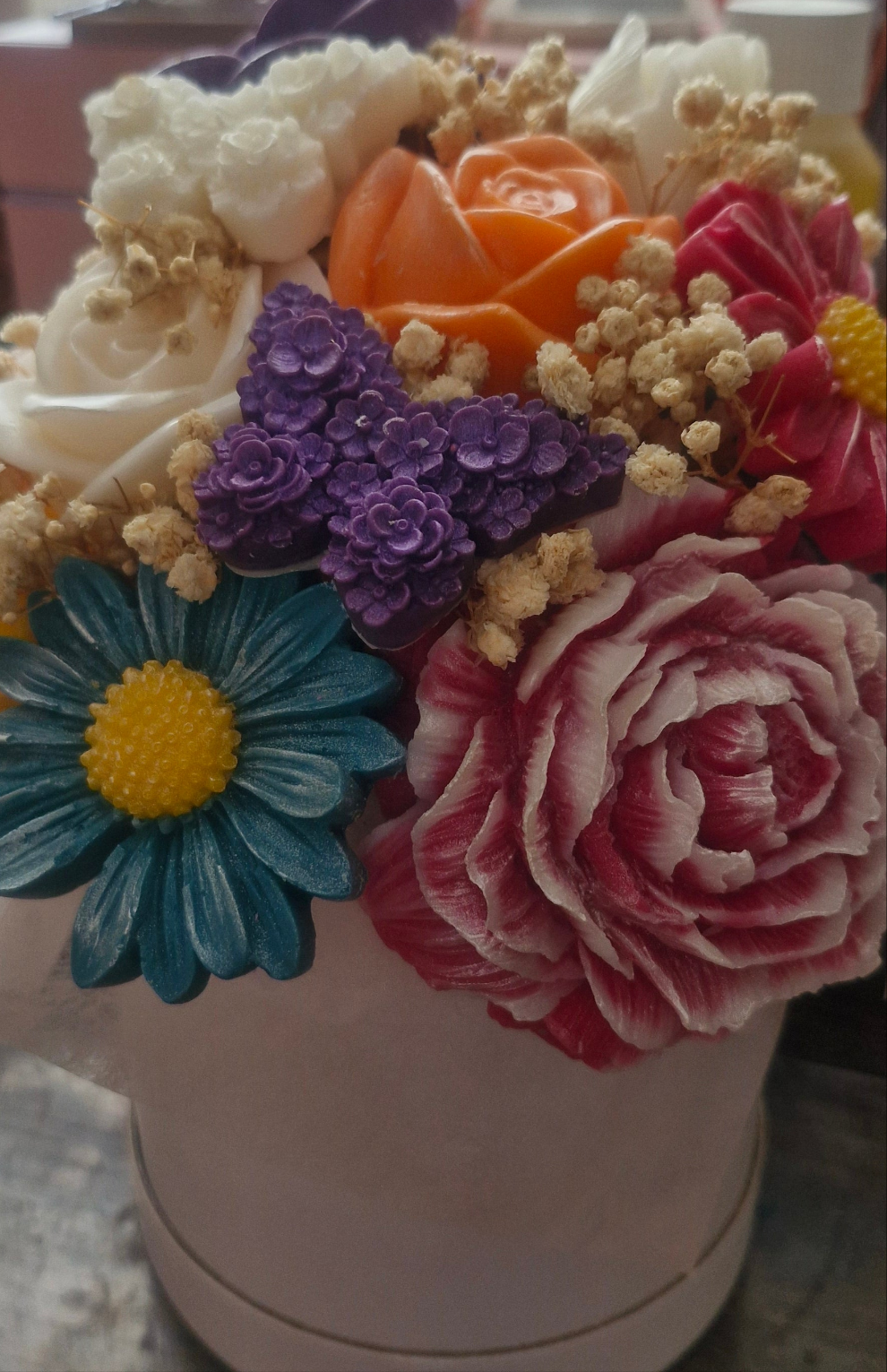 Forever Flower Candle Bouquet