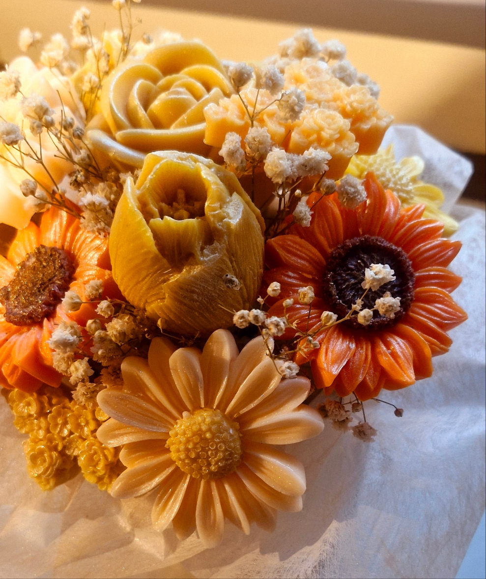 Forever Flower Candle Bouquet