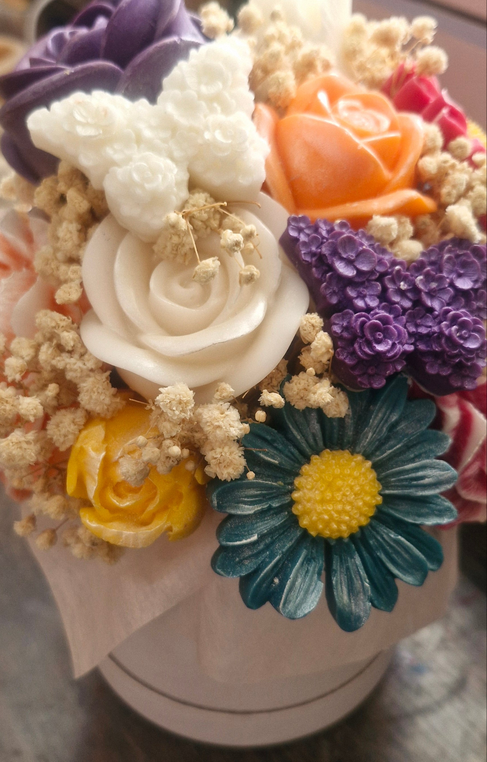 Forever Flower Candle Bouquet