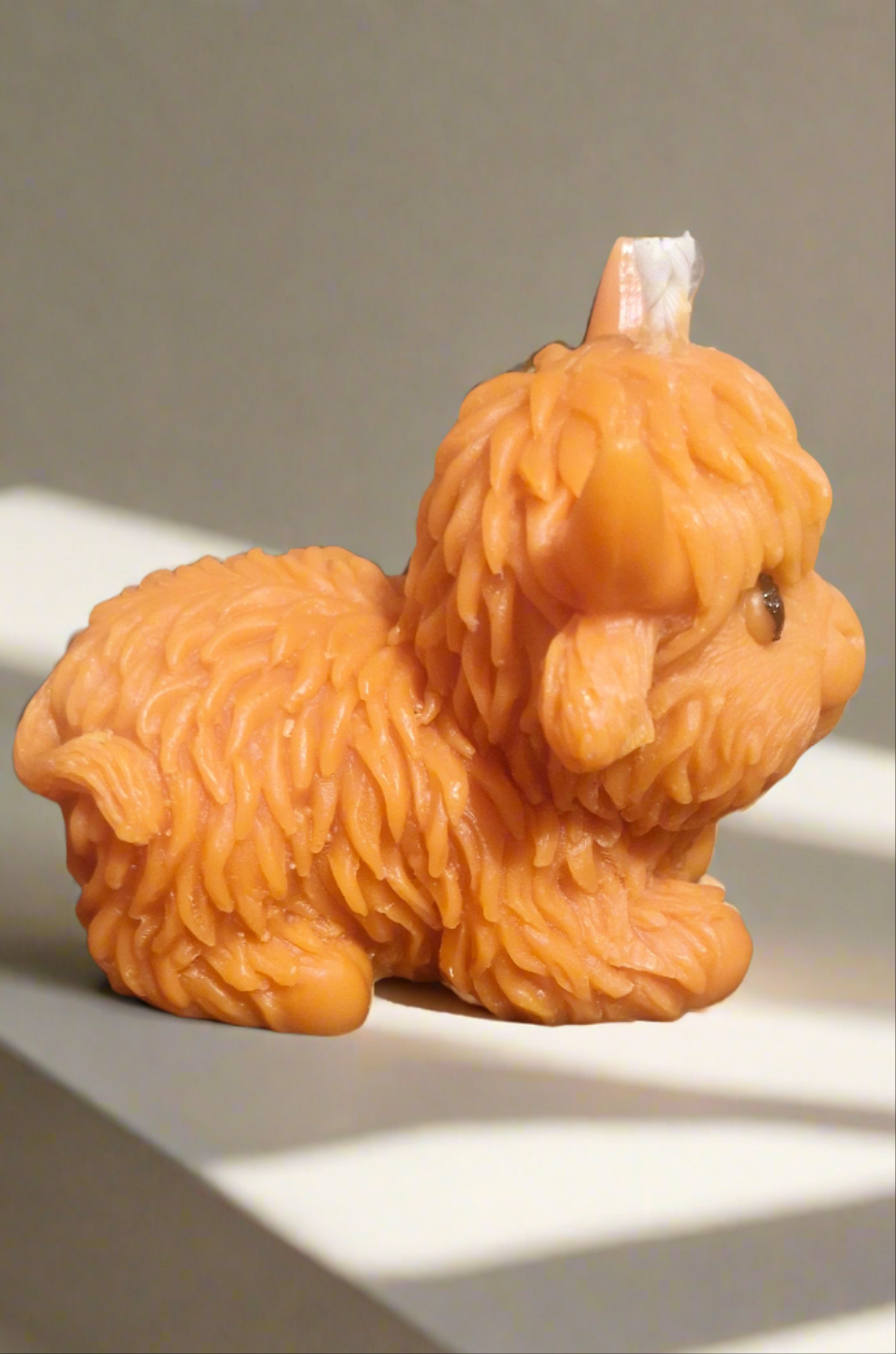 Laying Down Highland Cow Candle