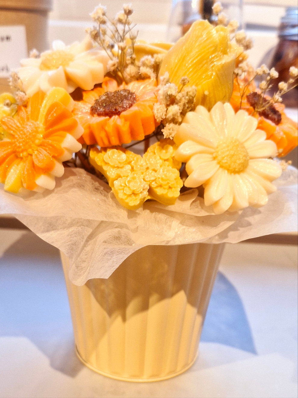 Forever Flower Candle Bouquet