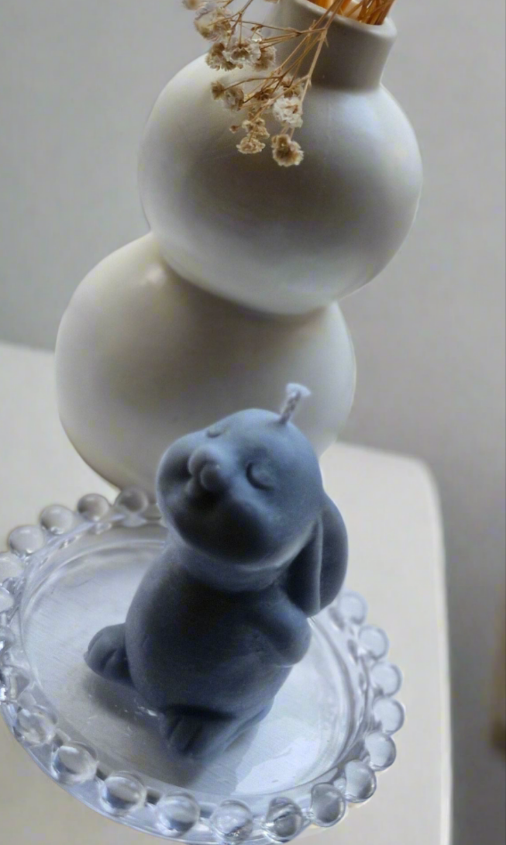 Small Bunny candle