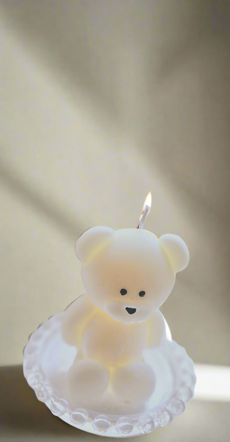 Teddy Bear Candle