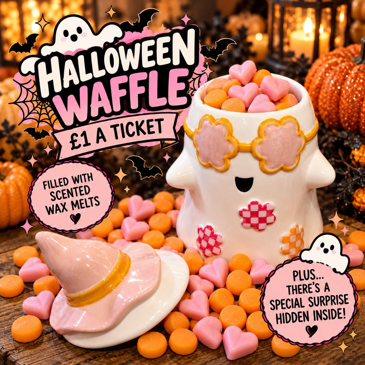 £1 HALLOWEEN WAFFLE! 🎃