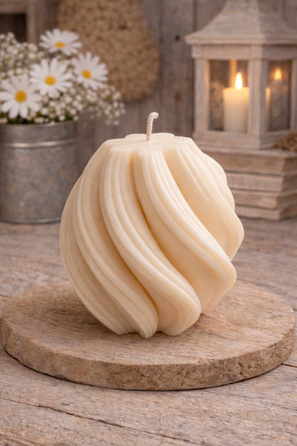 Swirl Candle (Large size)