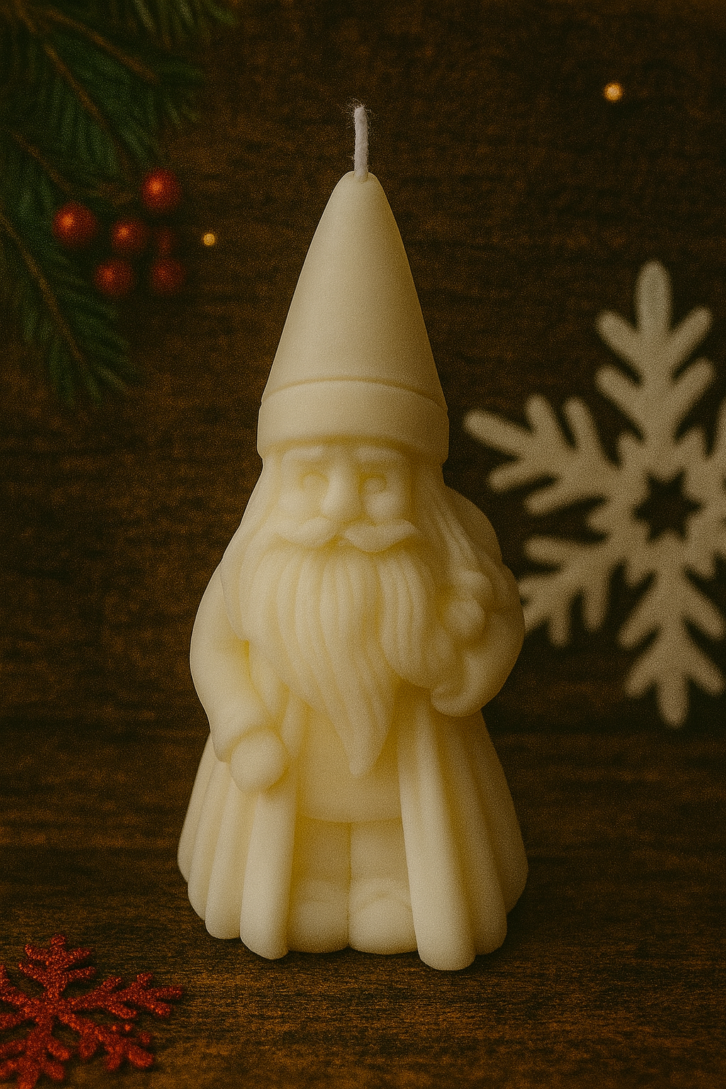 Santa Clause candle