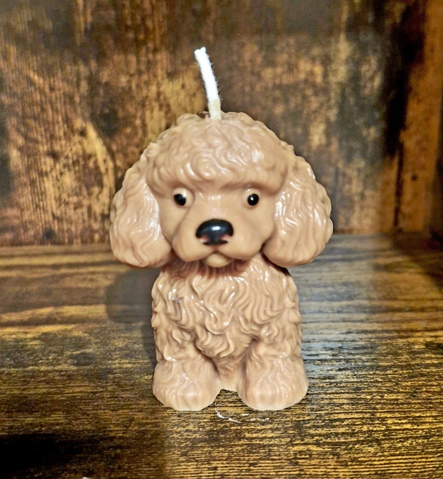 Poodle Dog Candle