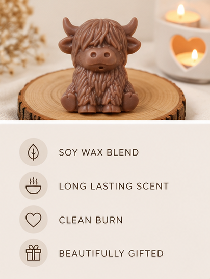 Highland cow melt box