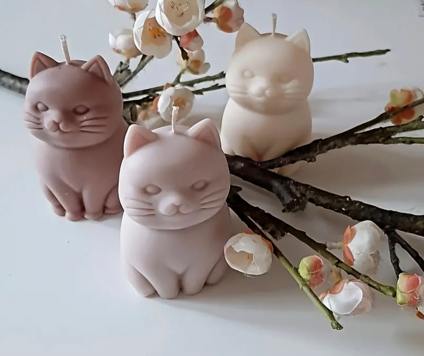 Cat candle