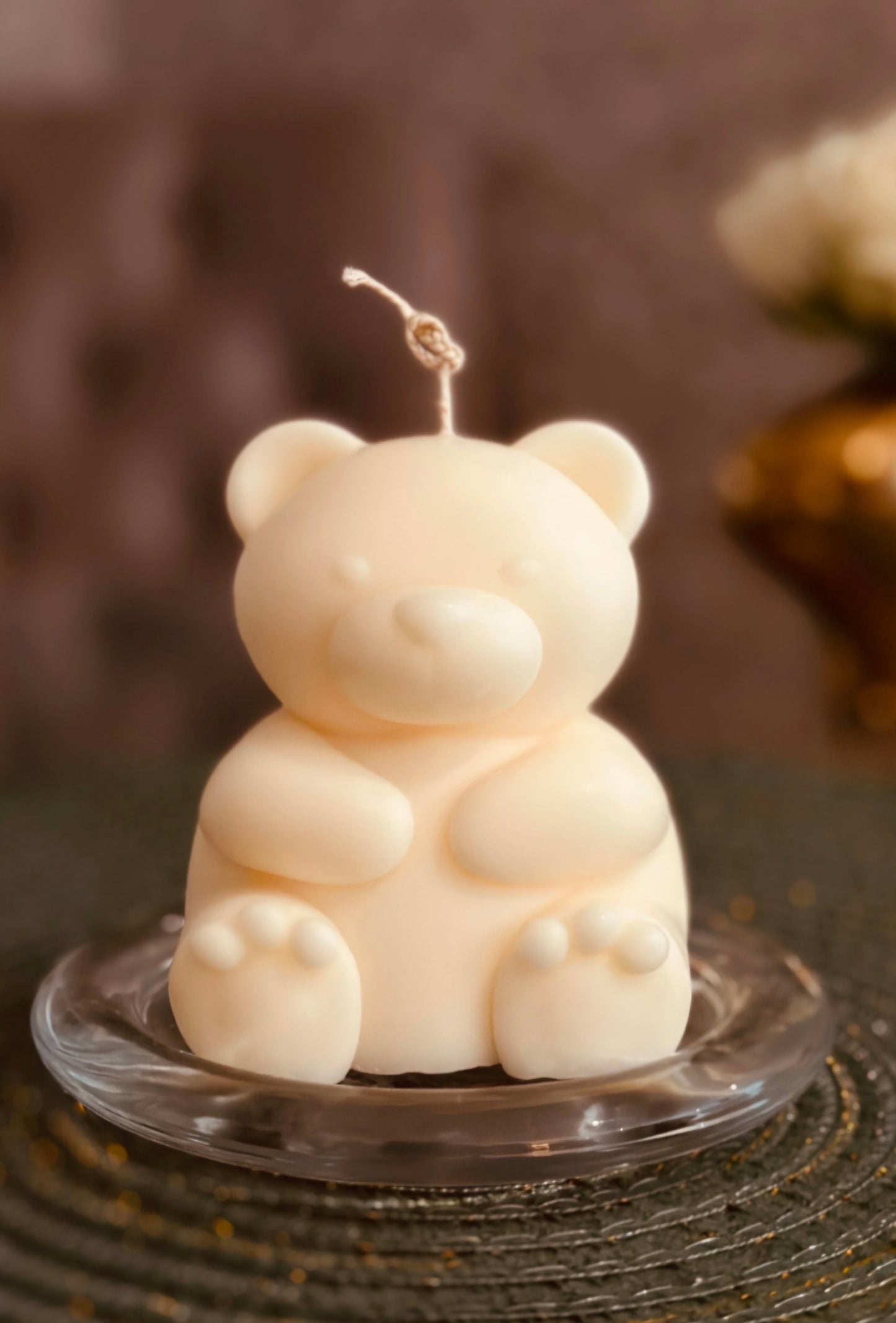 Bear candle