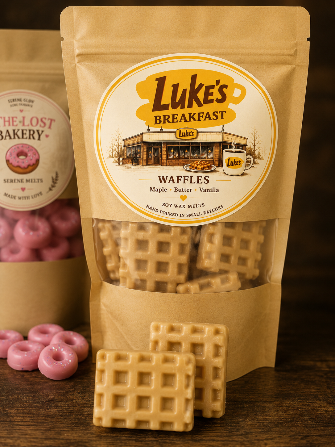 Luke’s Breakfast – Wax Melts
🥞 Handmade breakfast-inspired wax melts