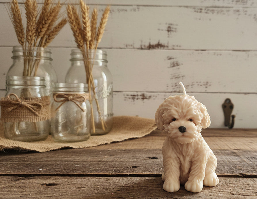 Cockapoo Candle