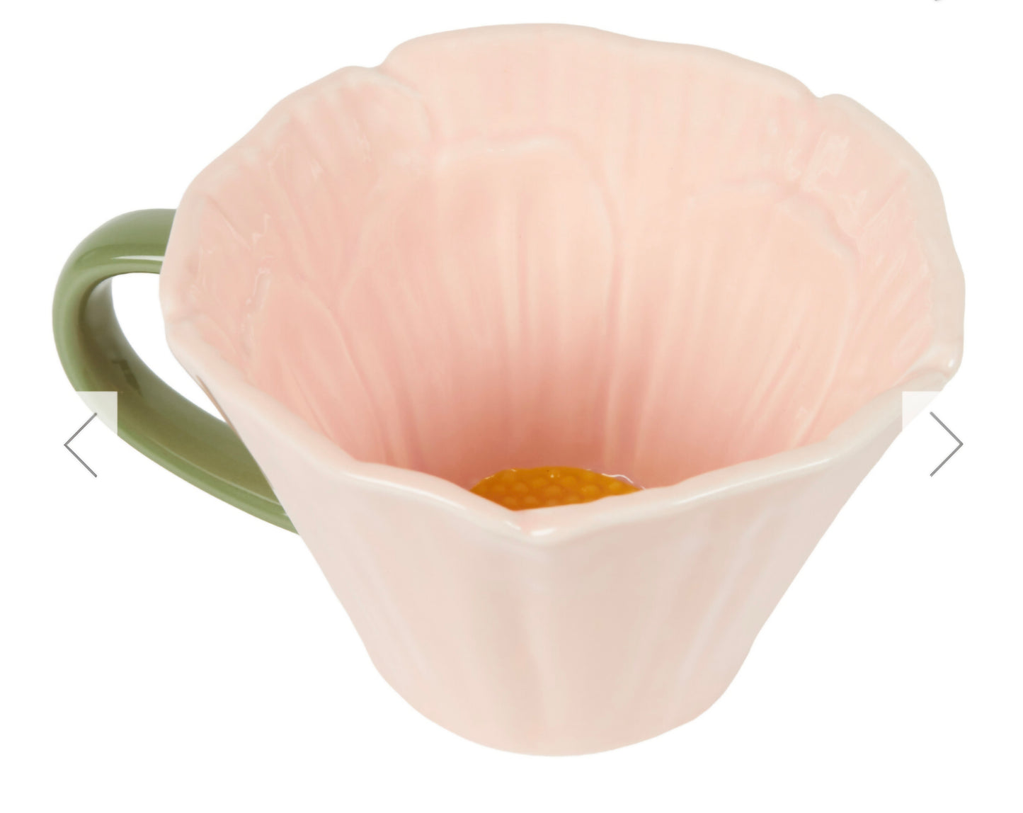 Flower mug candle