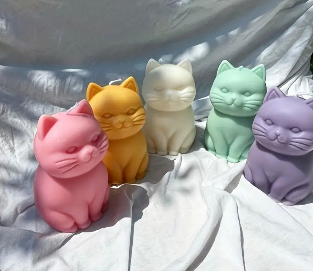 Cat candle