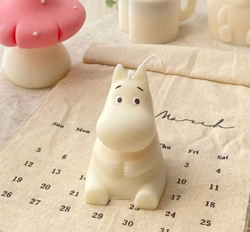 Hippo Candle