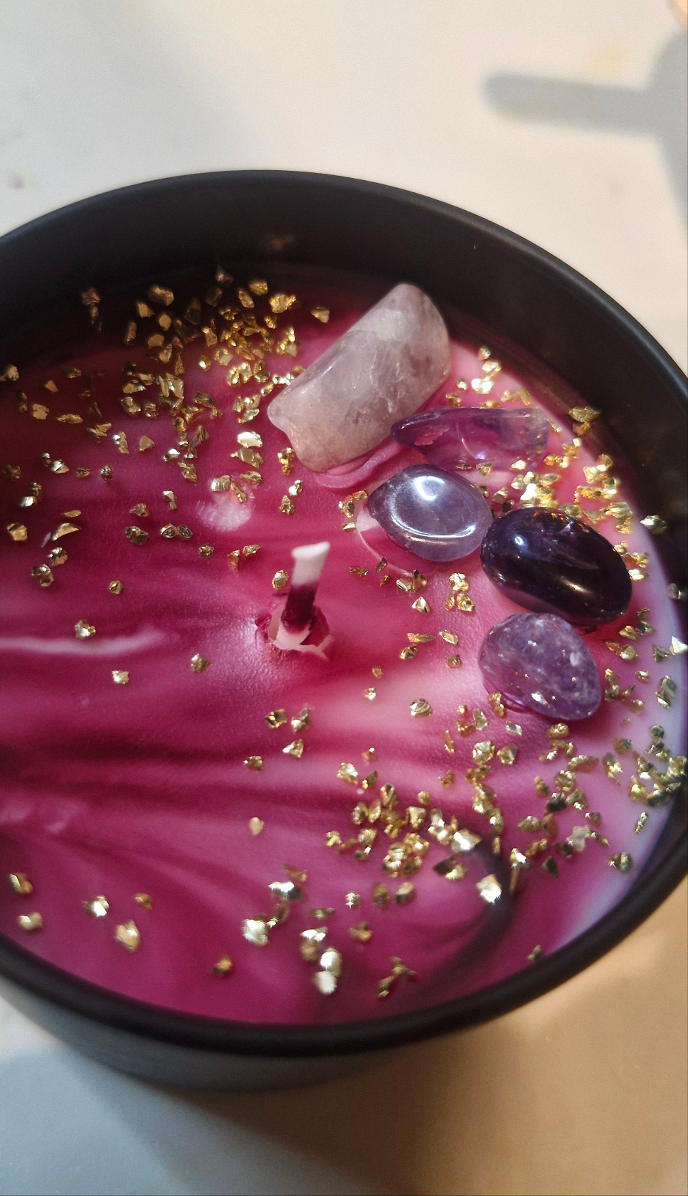 Crystal Stone Candles