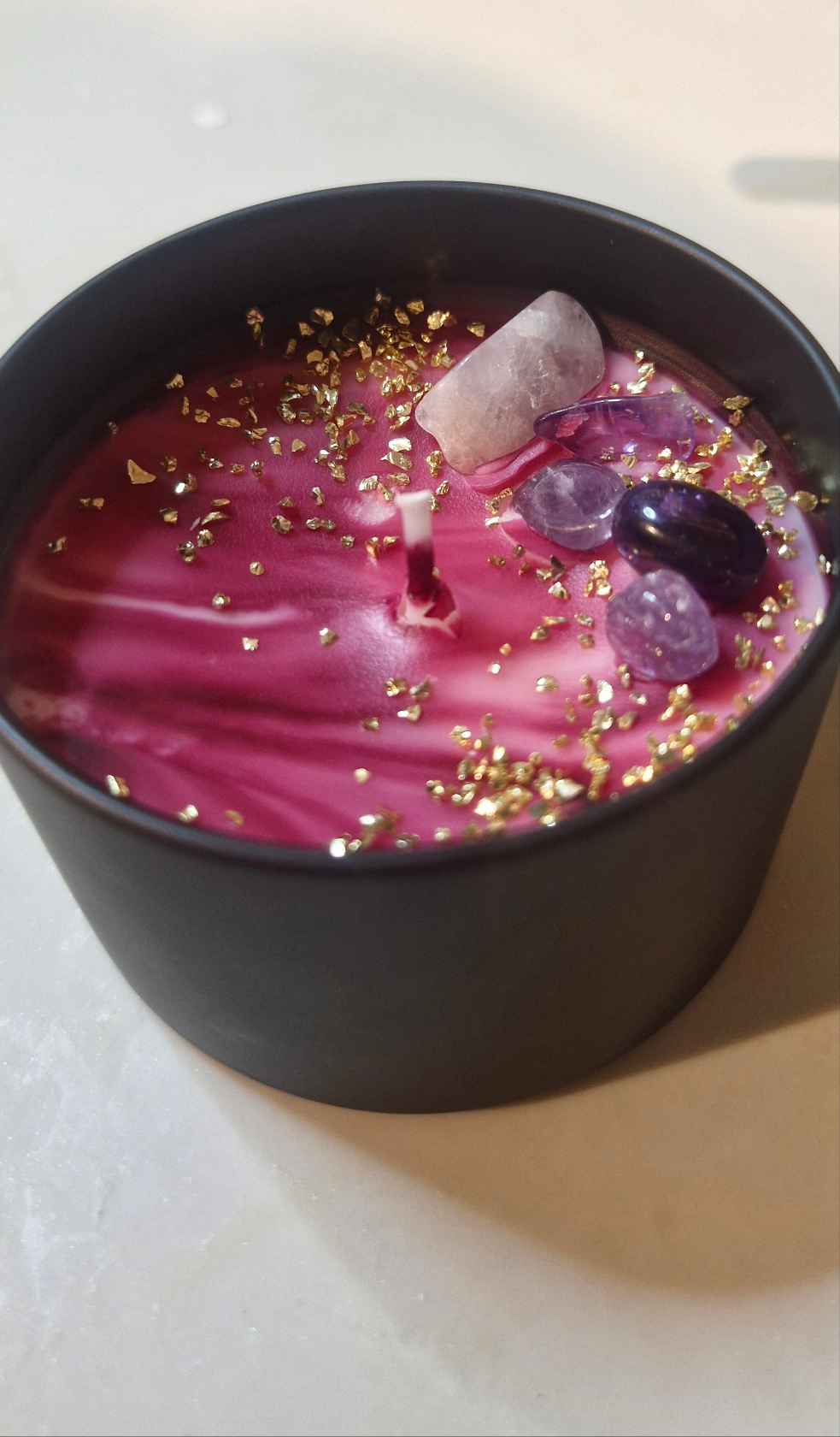 Crystal Stone Candles