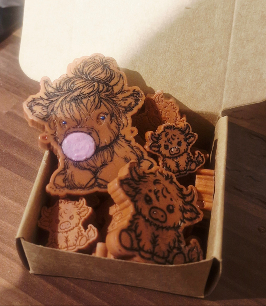 BubbleGum Highland Cow mini Melts