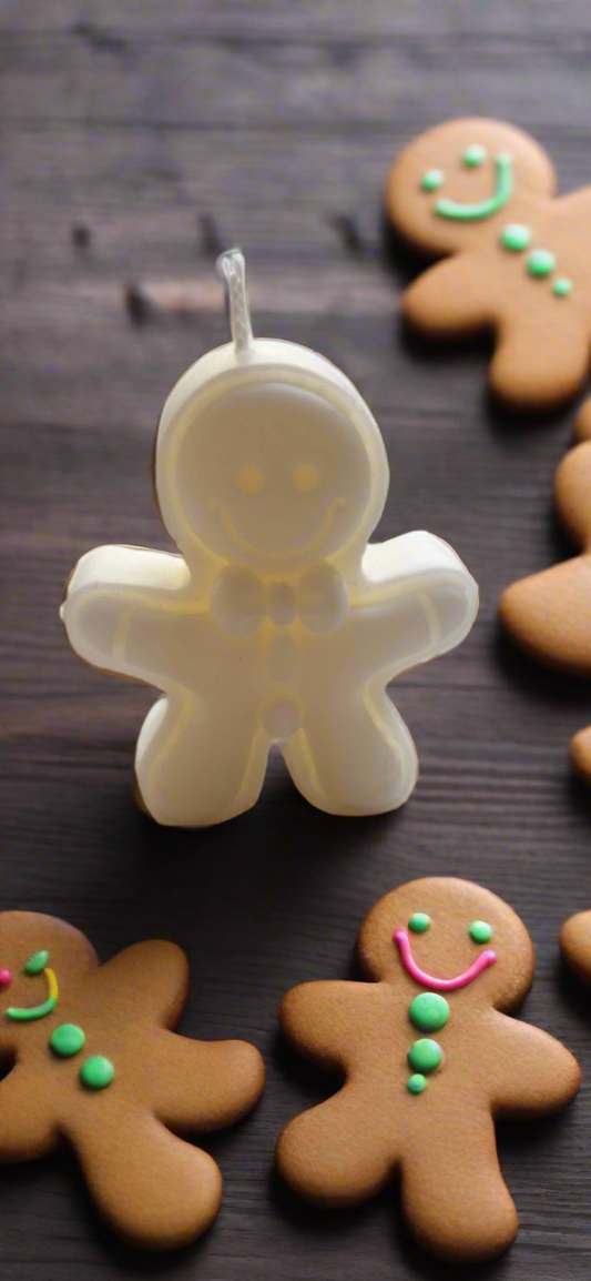 Gingerbread Man Candle