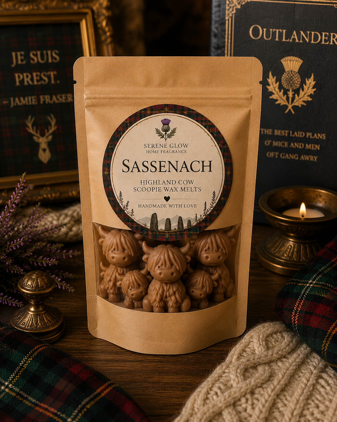 Sassenach Wax Melts | Myrrh & Tonka | 100g