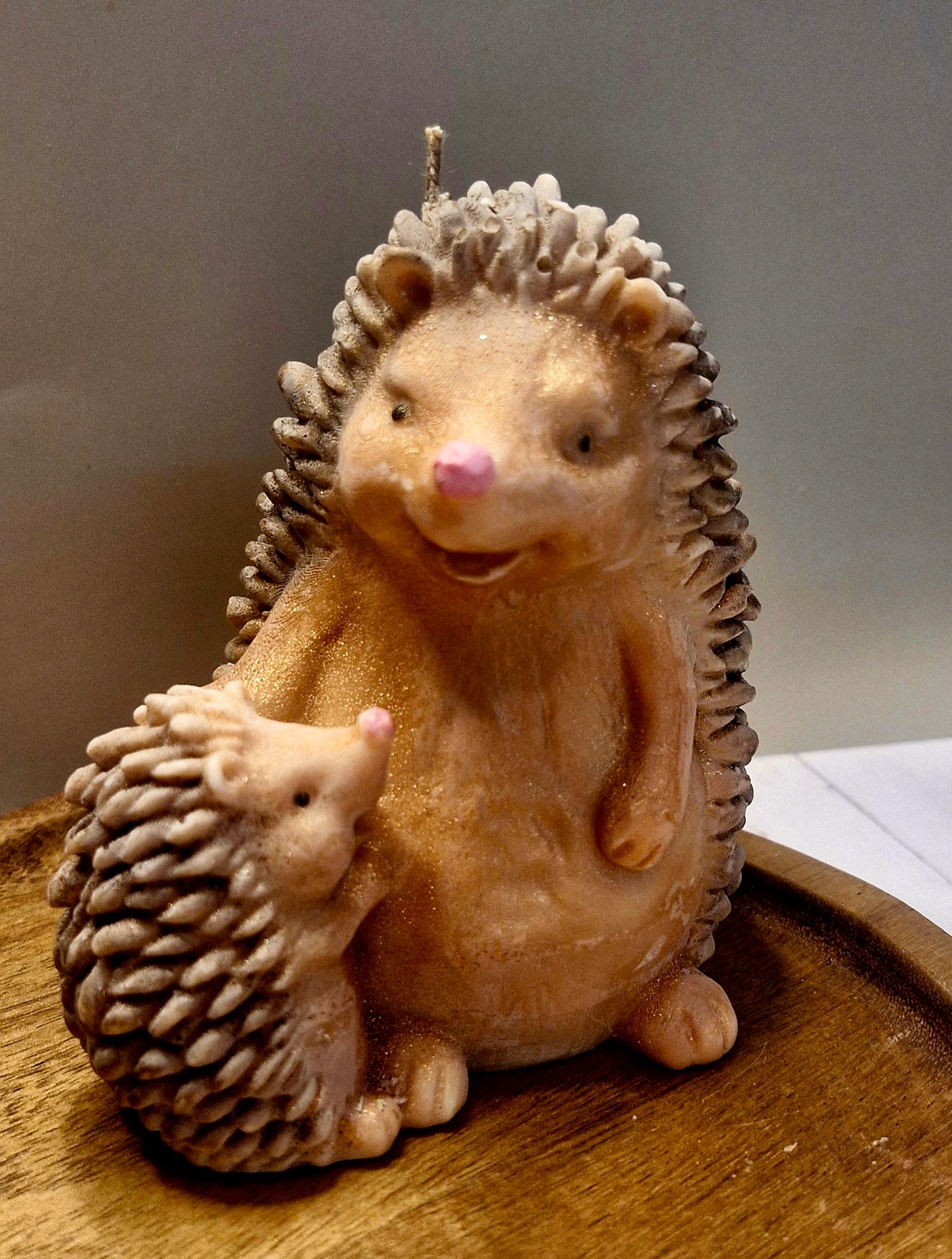 Hedgehog Hug Candle