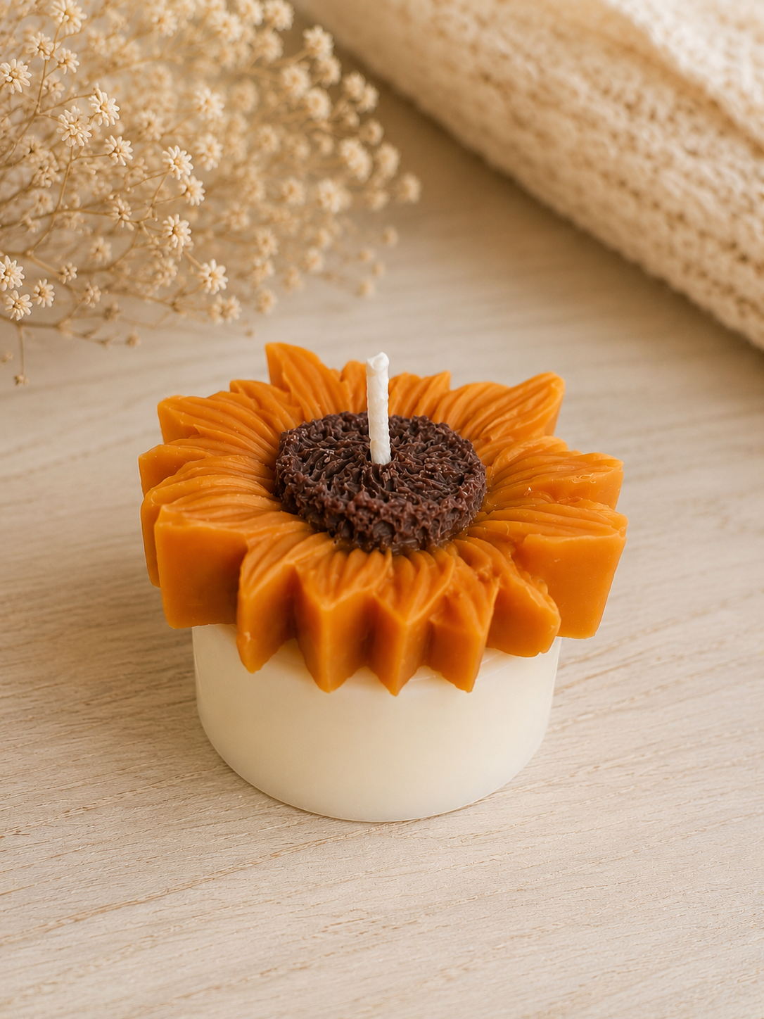 Handmade Floating Flower Candles | Daisy, Hydrangea & Sunflower