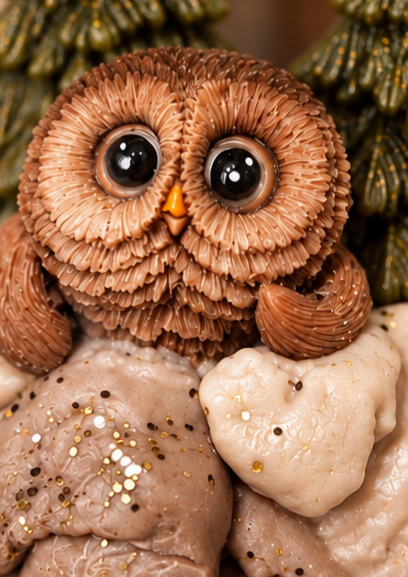 The Little Woodland Keeper | Handmade Owl Woodland Candle