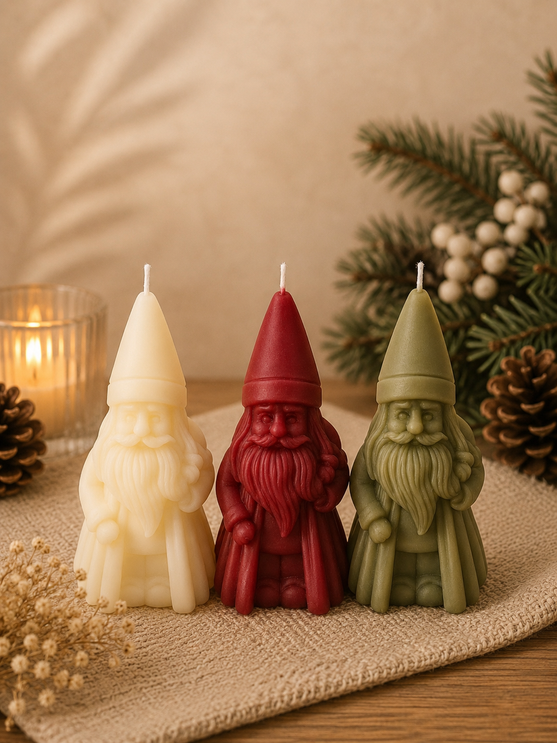 Santa Claus Candle – Scented Christmas Candle