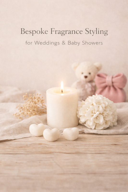 Bespoke Fragrance Styling for Weddings & Baby Showers