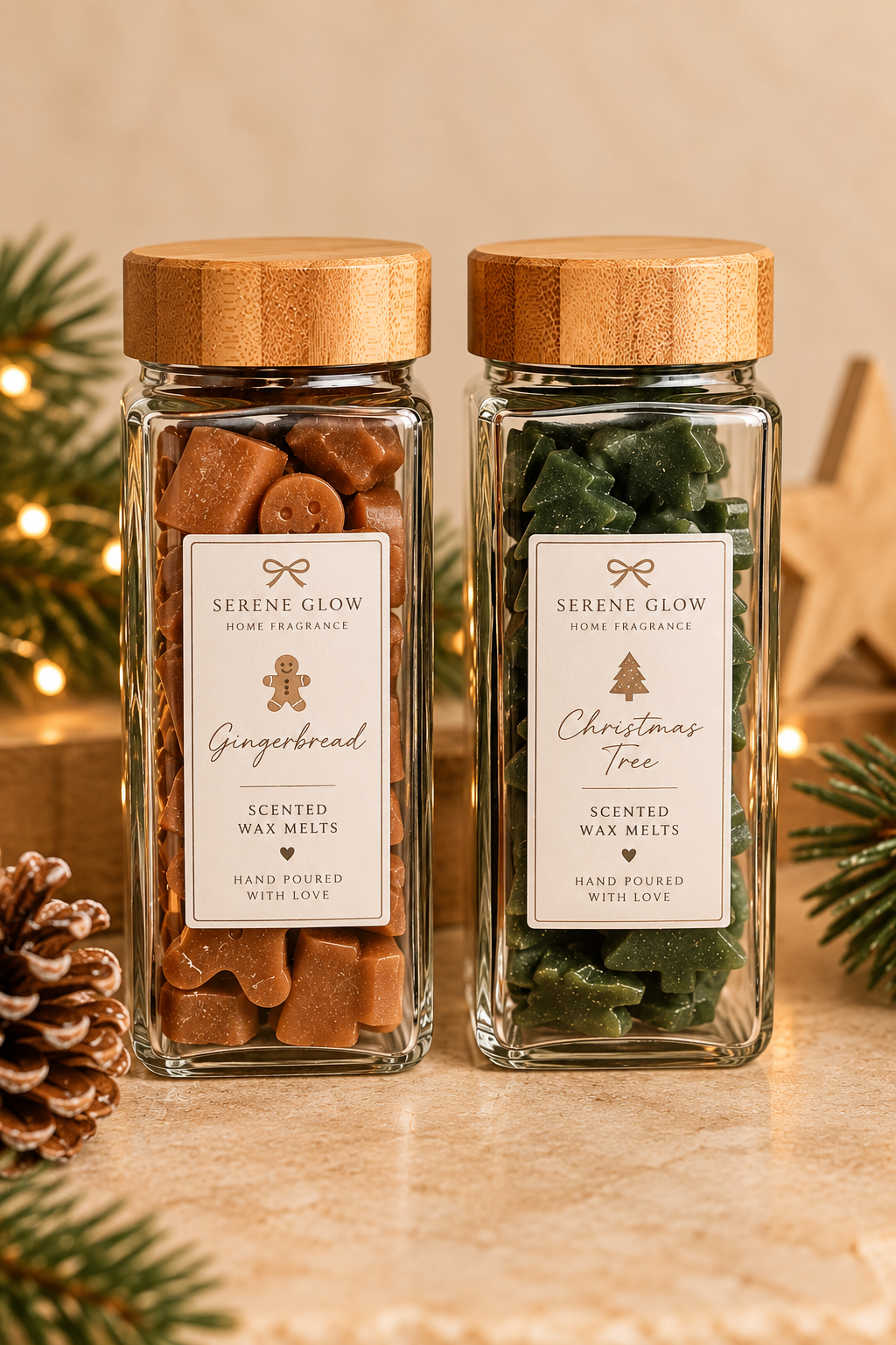 Christmas Stocking Filler Wax Melts – Glass Jar