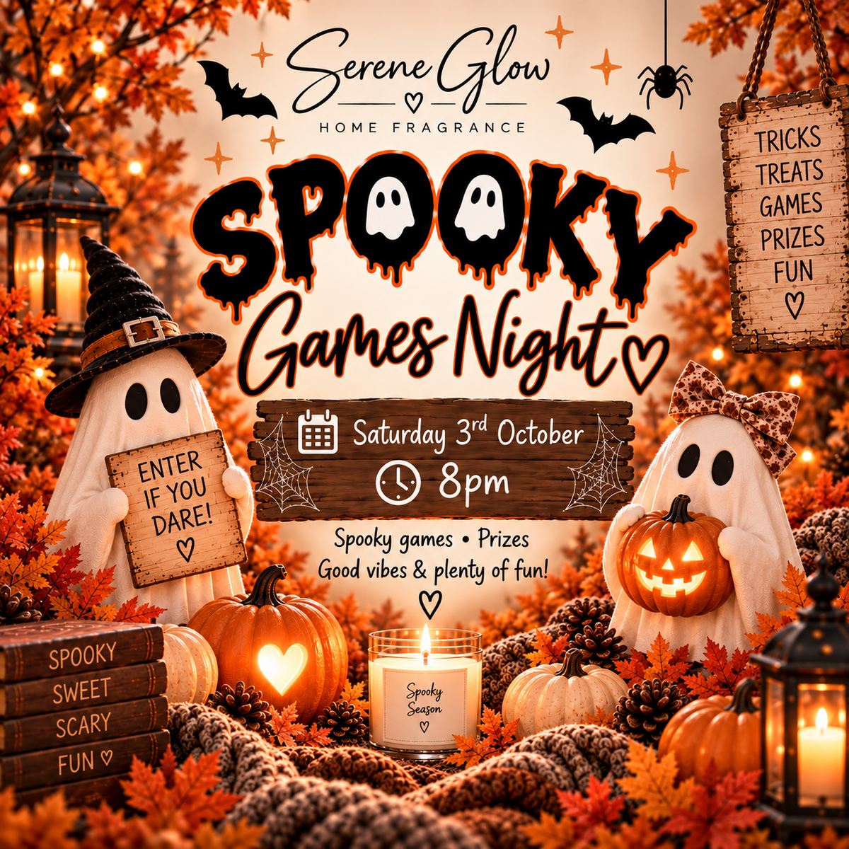 Spooky Games Night 👻 – 15 Tickets for £10 🧡