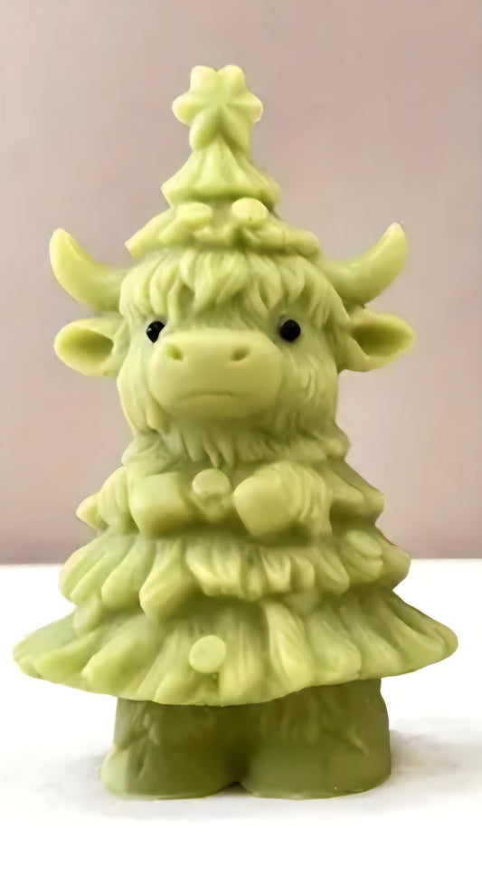 Festive Highland Cow