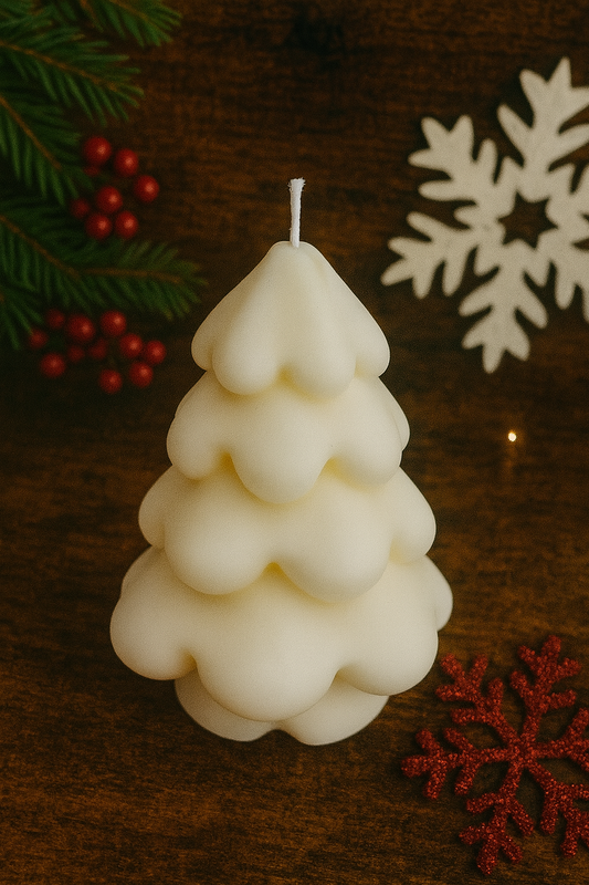 Winter Tree Candle