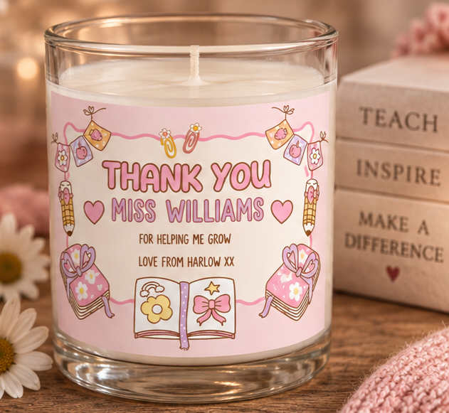 Personlised Candle