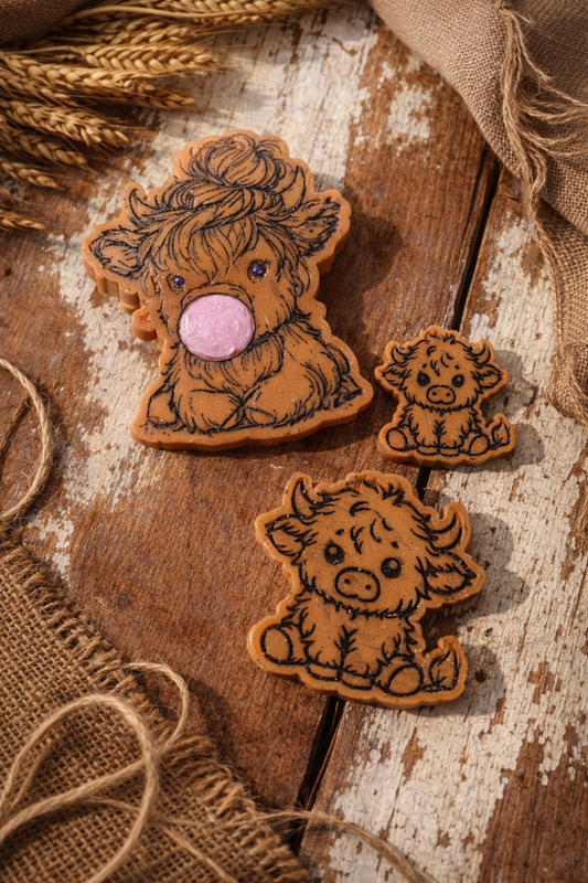 BubbleGum Highland Cow mini Melts