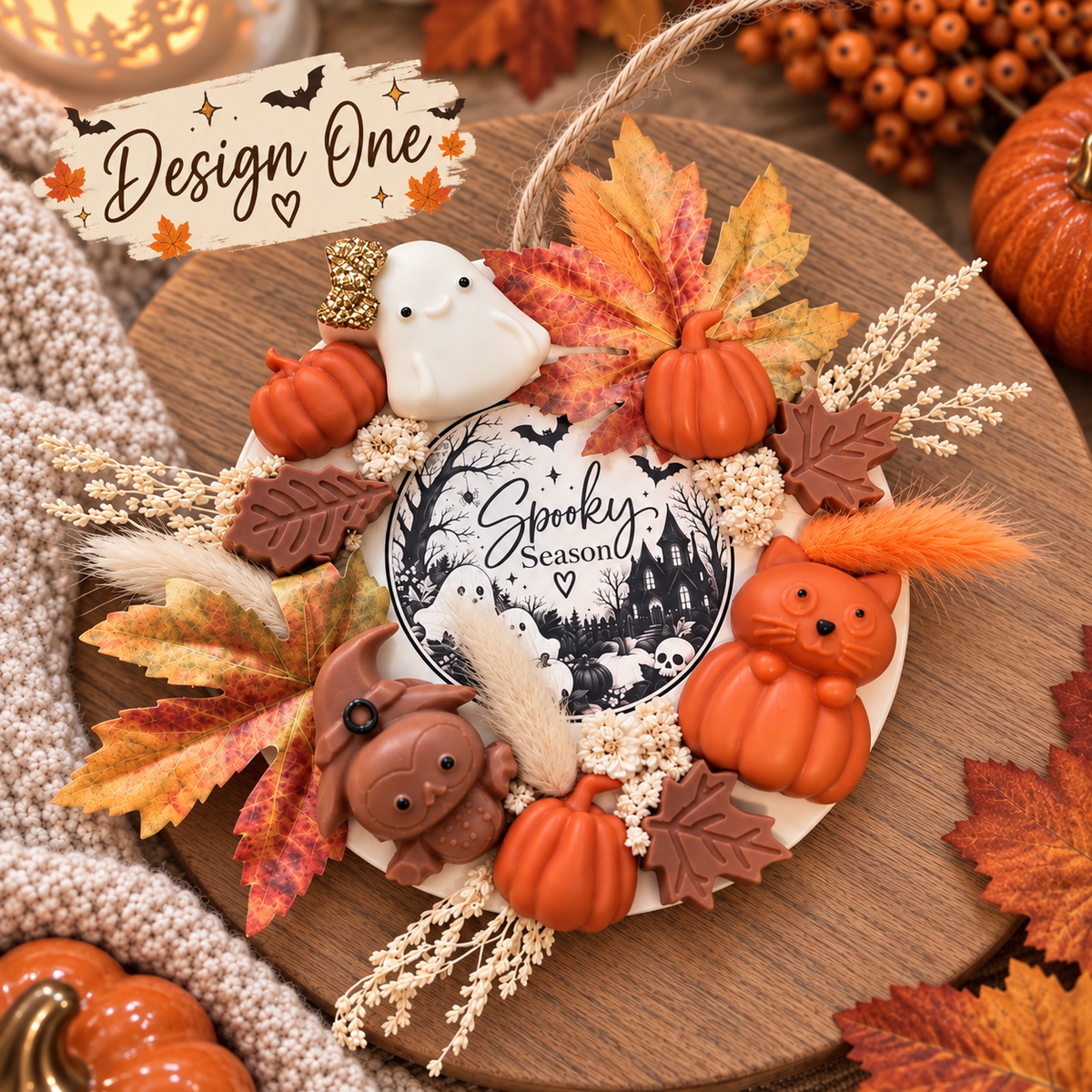 Spooky Season Scented Wax Wreath 👻🍂