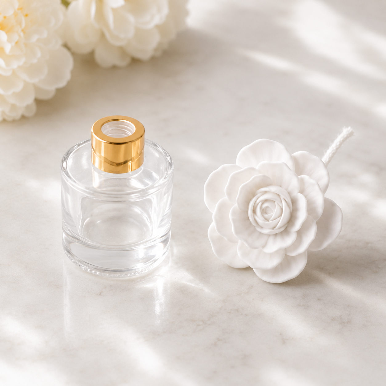 Rose Bloom Reed Diffuser 100ml | Luxury Home Fragrance | Serene Glow