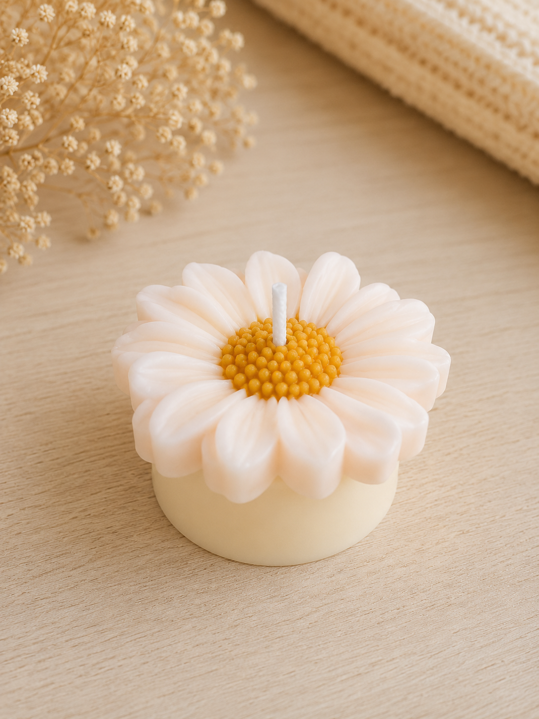 Handmade Floating Flower Candles | Daisy, Hydrangea & Sunflower