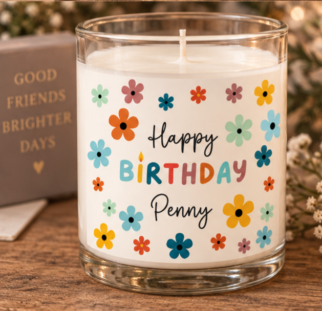Personlised Candle