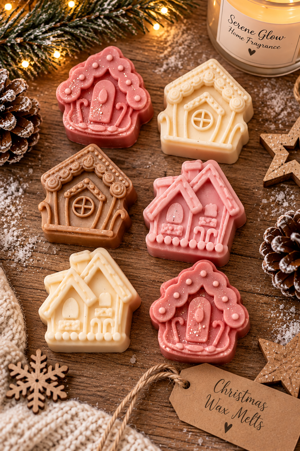 Christmas House Wax Melts | Festive Scented Wax Melts