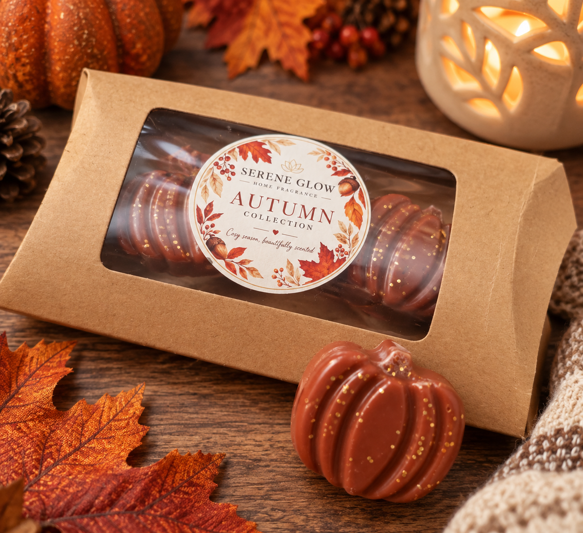 Autumn Pumpkin Wax Melt Duo