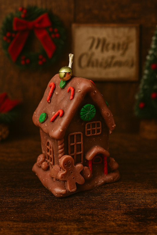 Gingerbread House Candle