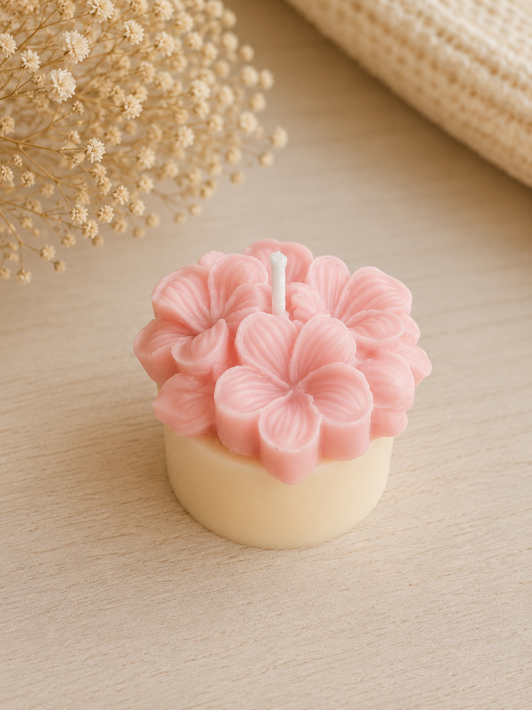 Handmade Floating Flower Candles | Daisy, Hydrangea & Sunflower
