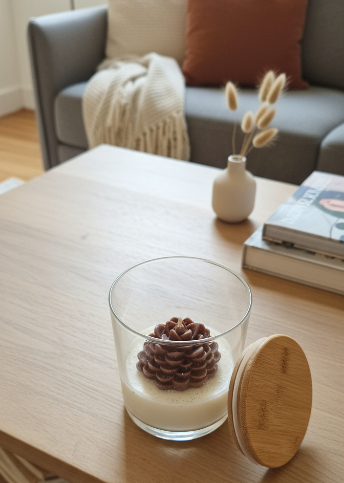 Pine Cone candle