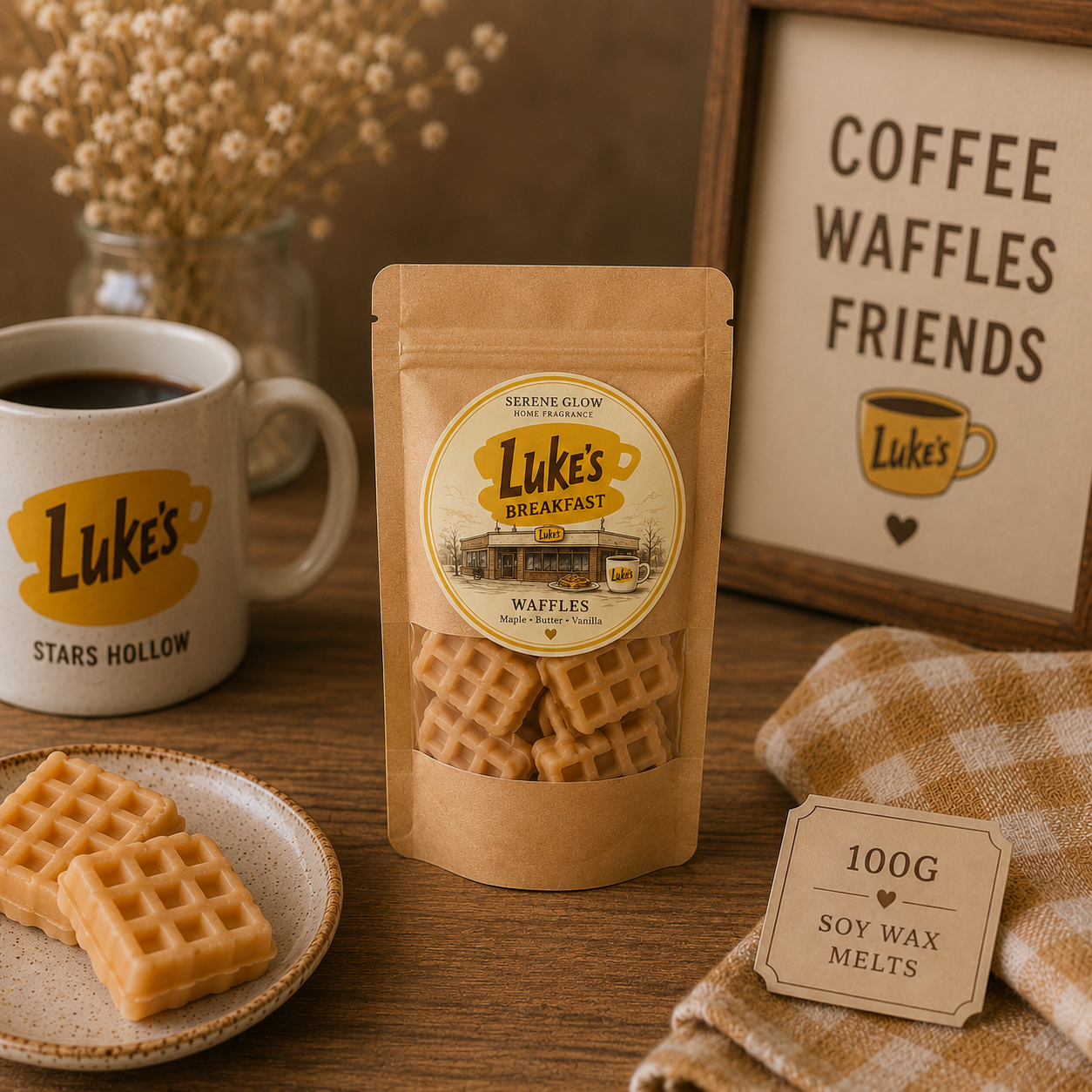 Luke's Breakfast Wax Melts | Buttery Croissant | 100g