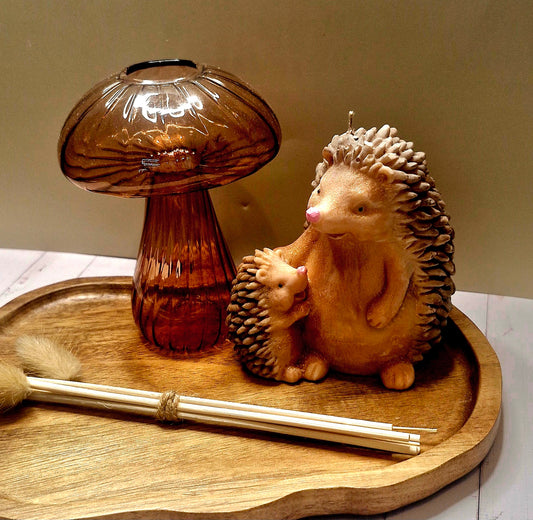 Hedgehog Hug Candle