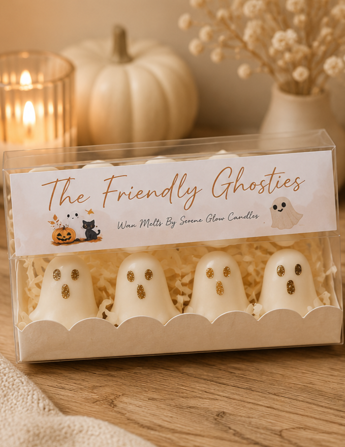 Friendly Ghost Wax Melts | Handmade Halloween Wax Melts UK