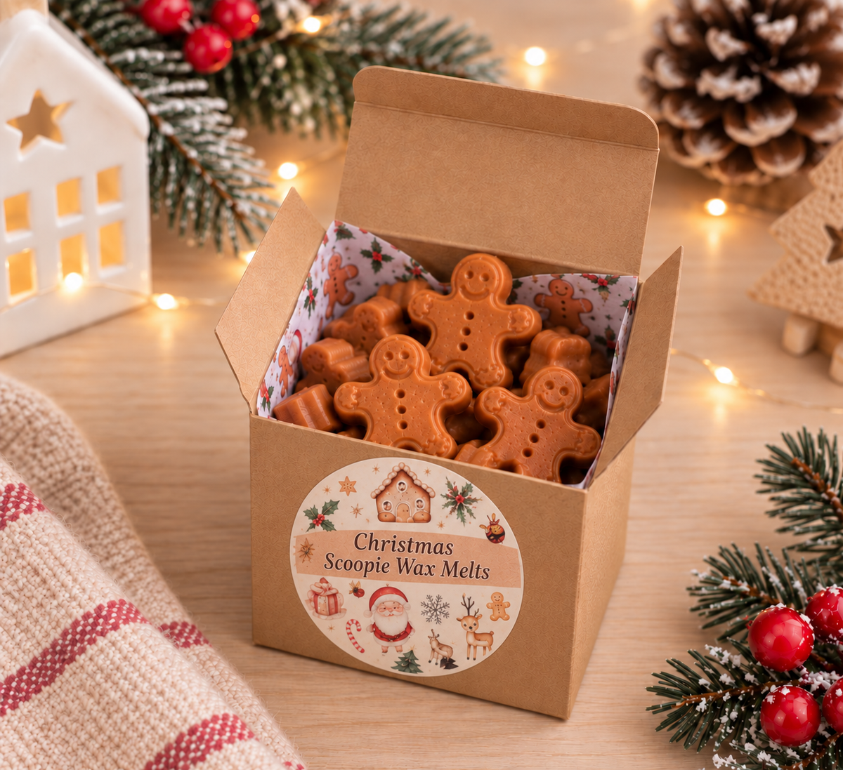 Gingerbread Men Christmas Mini Wax Melts