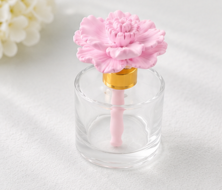 Pink Anemone Bloom Reed Diffuser 50ml | Luxury Flower Diffuser | Serene Glow
